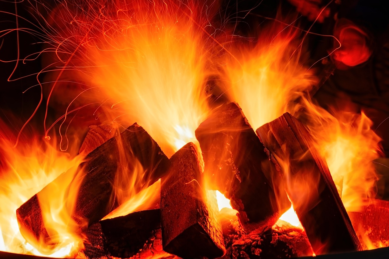Campfire Blazing
